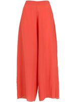 Amir Slama pantalon palazzo en soie - Orange - thumbnail