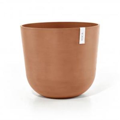 Ecopots Oslo kunststof bloempot Terracotta - Ø 52,5 cm