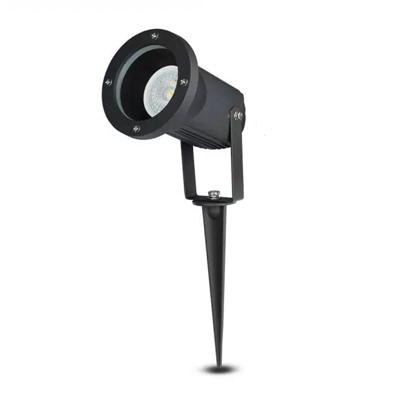 LED prikspot - Dimbaar - Kantelbaar - 6000K daglicht wit - 5 Watt 400 lumen - IP65 - Waterdicht - Zwart - Tuinspot - tuinverlichting - padverlichting