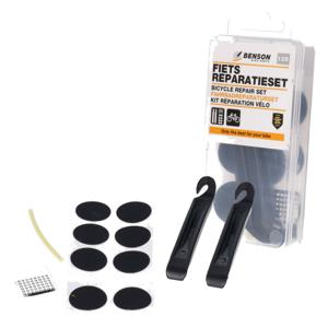 Pakket van 2x stuks benson fiets reparatie / gereedschap set 24-delig