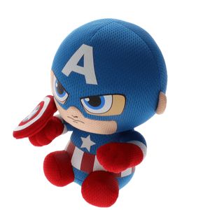 Ty Beanie Babie Marvel - Captain America - Knuffel - 15 cm