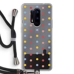 Bollen: OnePlus 8 Pro Transparant Hoesje met koord