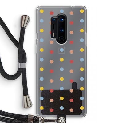 Bollen: OnePlus 8 Pro Transparant Hoesje met koord