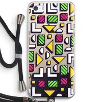 8-bit N°4: iPhone 5 / 5S / SE Transparant Hoesje met koord