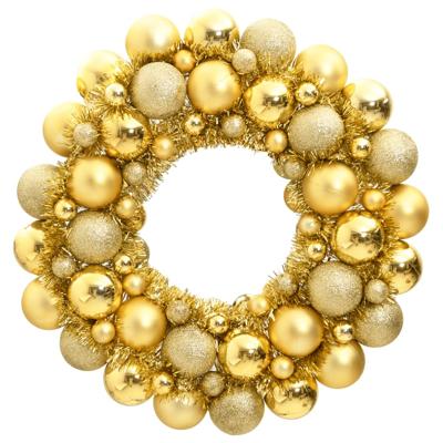 VidaXL Kerstkrans 45 cm polystyreen goudkleurig