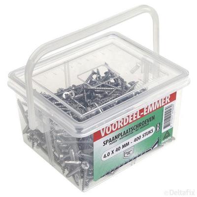 Spaanpl.schr. rvs 4.0x50mm 300st - Deltafix