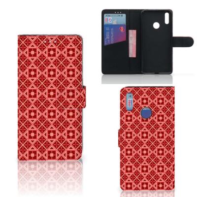 Huawei Y7 (2019) | Telefoon Hoesje | Batik Rood