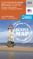 Wandelkaart - Topografische kaart 265 OS Explorer Map | Active Clwydian Range / Prestatyn / Mold / Ruthin | Ordnance Survey