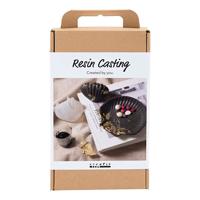 Creativ Company Hobbyset hars gieten mossel zwart goud