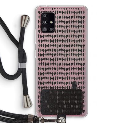 Crazy shapes: Samsung Galaxy A51 5G Transparant Hoesje met koord