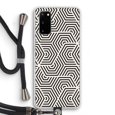 Magic pattern: Samsung Galaxy S20 Transparant Hoesje met koord