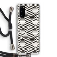 Magic pattern: Samsung Galaxy S20 Transparant Hoesje met koord
