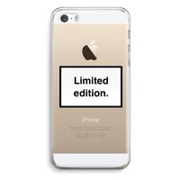 Limited edition: iPhone 5 / 5S / SE Transparant Hoesje