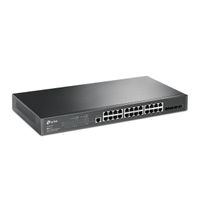TP-Link TL-SG3428 netwerk-switch Managed L2/L3 Gigabit Ethernet (10/100/1000) 1U Zwart - thumbnail