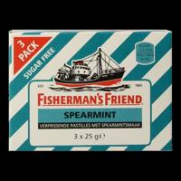 Fisherman's Friend Spearmint suikervrij 3-pack 25 Gram