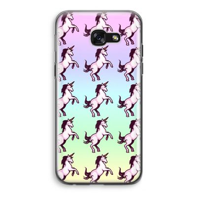 Musketon Unicorn: Samsung Galaxy A5 (2017) Transparant Hoesje