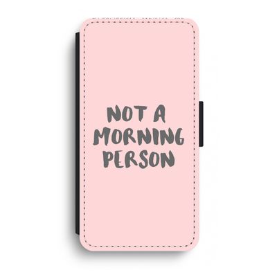 Morning person: iPhone XR Flip Hoesje