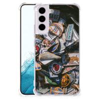 Samsung Galaxy S22 Anti-shock Hoesje met foto Badges