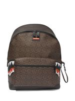 sprayground kid sac à dos en cuir artificiel à imprimé graphique - Marron