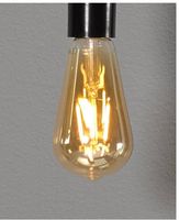 Beaux Montpellier Led Lamp E27 1800k 380l Peervormig Amber - thumbnail