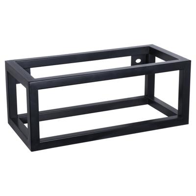 Differnz handdoekhouder voor fontein | mat zwart | 37.5 x 18.5 x 15.5 cm
