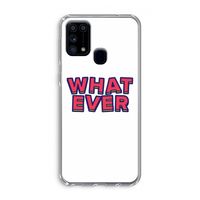 Whatever: Samsung Galaxy M31 Transparant Hoesje