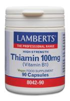 Vitamine B1 100mg (thiamine) 90 Vegetarische capsules