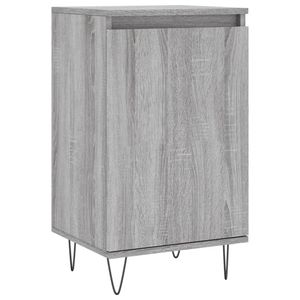 The Living Store Dressoir - Trendy - Meubelen - Afmetingen- 40 x 35 x 70 cm - Kleur- Grijs Sonoma Eiken