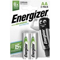 Energizer Extreme HR06 Oplaadbare AA batterij (penlite) NiMH 2300 mAh 1.2 V 2 stuk(s) - thumbnail