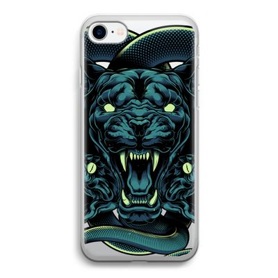 Cougar and Vipers: iPhone SE 2020 Transparant Hoesje