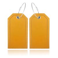 Bagagelabel Geel - Set van 2 stuks