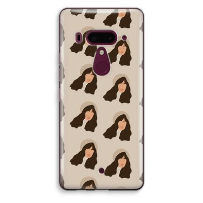 Bonjour mon amour: HTC U12+ Transparant Hoesje