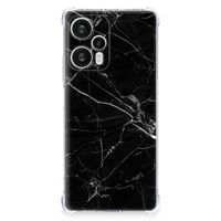 Xiaomi Poco F5 Anti-Shock Hoesje Marmer Zwart - Origineel Cadeau Vader