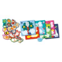 SES my first my first - waar woon ik? dieren plakken