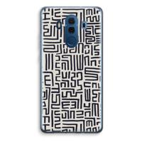 Moroccan Print: Huawei Mate 10 Pro Transparant Hoesje - thumbnail