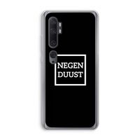 Negenduust black: Xiaomi Mi Note 10 Pro Transparant Hoesje