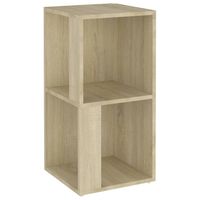 vidaXL Hoekkast 33x33x67 cm bewerkt hout sonoma eikenkleurig