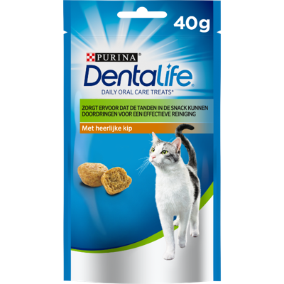 Purina DentaLife Daily Oral Care kattensnacks kip