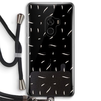 Hipster stripes: Xiaomi Mi Mix 2 Transparant Hoesje met koord