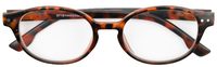Melleson Optics Leesbril +3.00 Mat Havanna Rond
