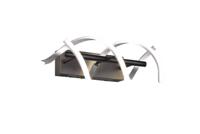 Trio Design wandlampSequence geborsteld metaal - 241810205