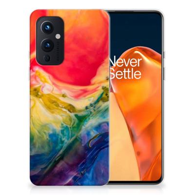 Smartphone hoesje OnePlus 9 Watercolor Dark Smartphone hoesje OnePlus 9 Watercolor Dark