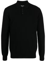 Giorgio Armani pull en cachemire à col polo - Noir