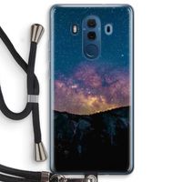 Travel to space: Huawei Mate 10 Pro Transparant Hoesje met koord