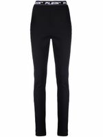 Philipp Plein legging à taille à logo - Noir - thumbnail