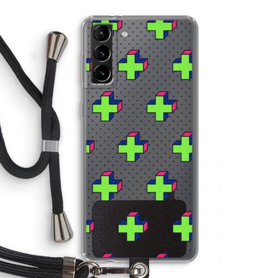 8-bit N°10: Samsung Galaxy S21 Plus Transparant Hoesje met koord
