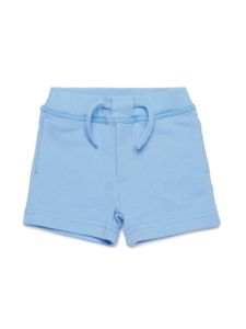 DSQUARED2 KIDS short en polaire à logo imprimé - Bleu