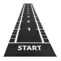 Lifemaxx Sprinttrack 1,5 x 11m zwart