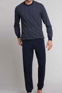Schiesser Pyjama print met boord