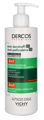 Vichy Dercos Anti-Dandruff 2 In 1 Shampoo 390 ml